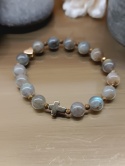 Bransoletka. Różaniec na rękę z kamieni naturalnych