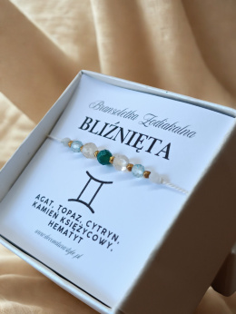 Bransoletka Zodiakalna BLIŹNIĘTA – lekkość, komunikacja, intuicja