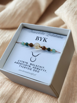 Bransoletka Zodiakalna BYK – Stabilność, Obfitość, Spokój
