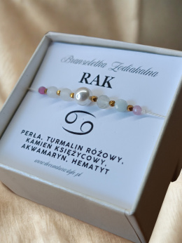 Bransoletka Zodiakalna RAK – intuicja, emocje, delikatność