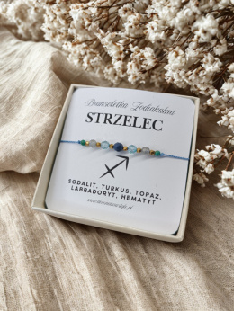 Bransoletka Zodiakalna STRZELEC – wizja, wolność, ekspansja
