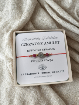 Czerwony Amulet – rubinowy strażnik oraz intuicja i pasja